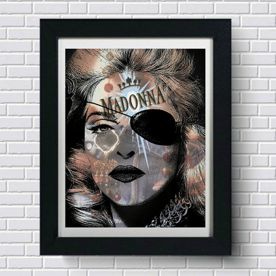 Factory Madonna canvas picture