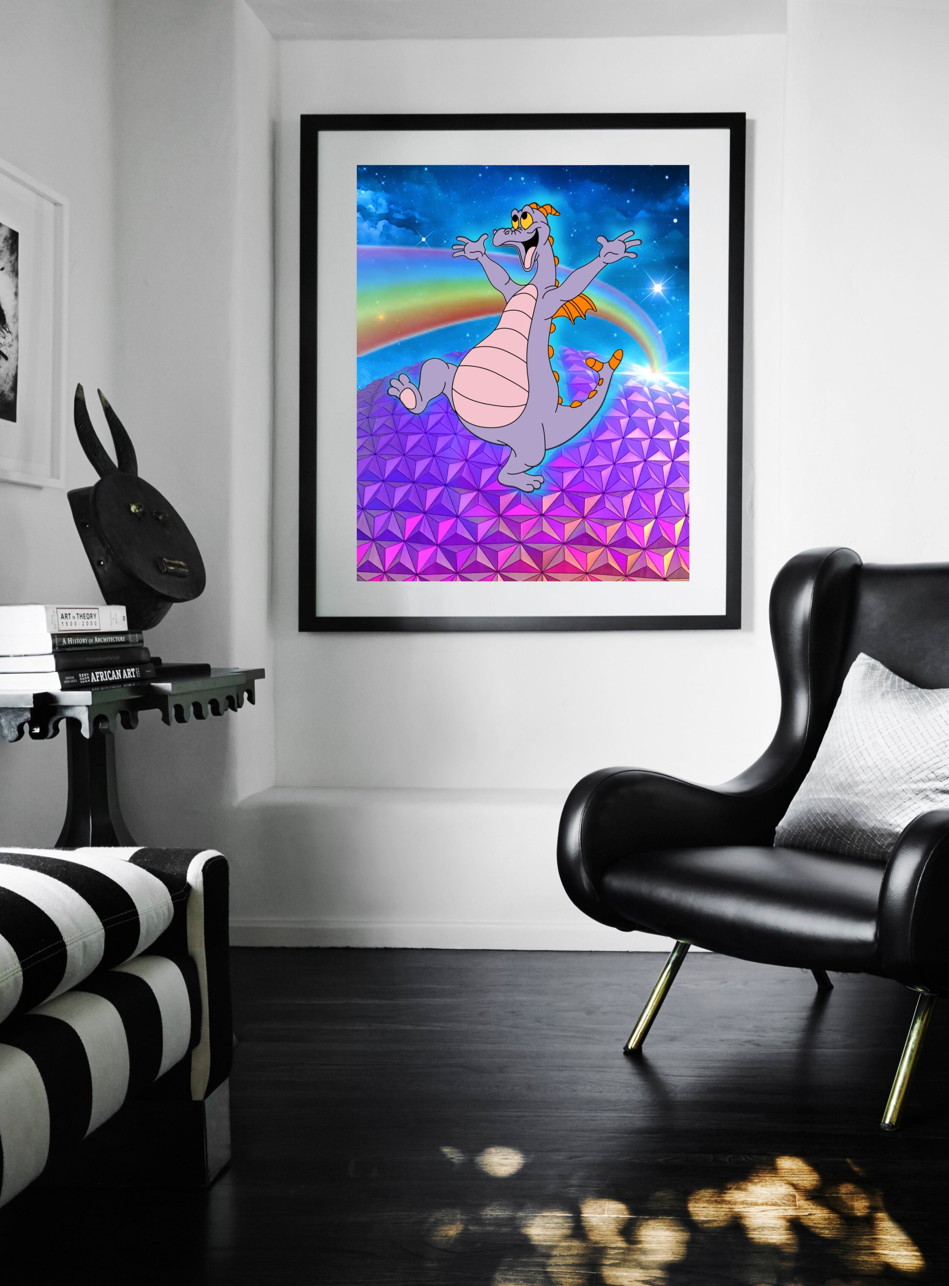 Figment Epcot poster print