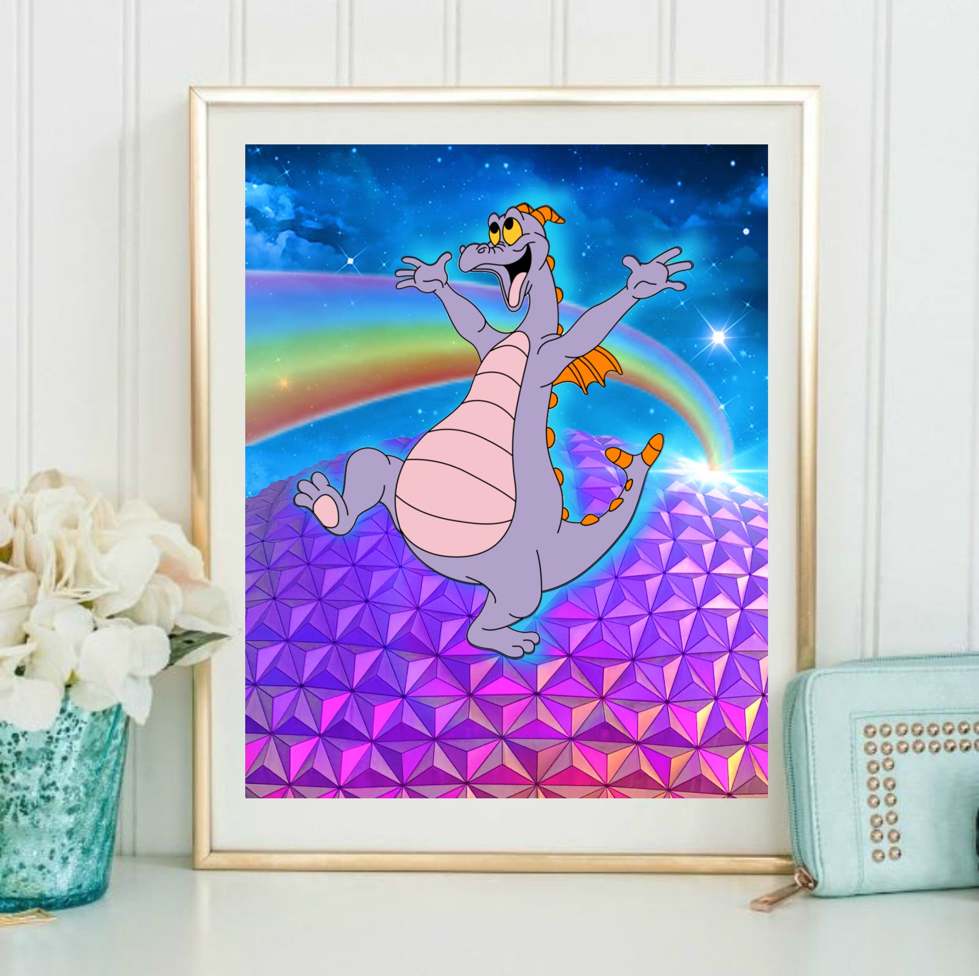 Figment Epcot Wall Art print